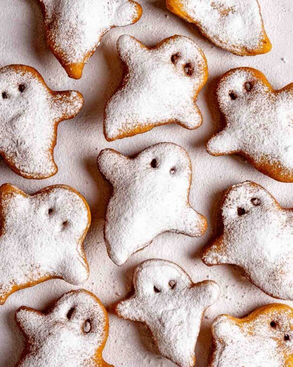 Ghost shape beignets