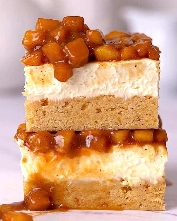 blondie apple pie cheesecake bars