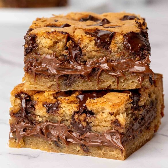 Nutella blondie