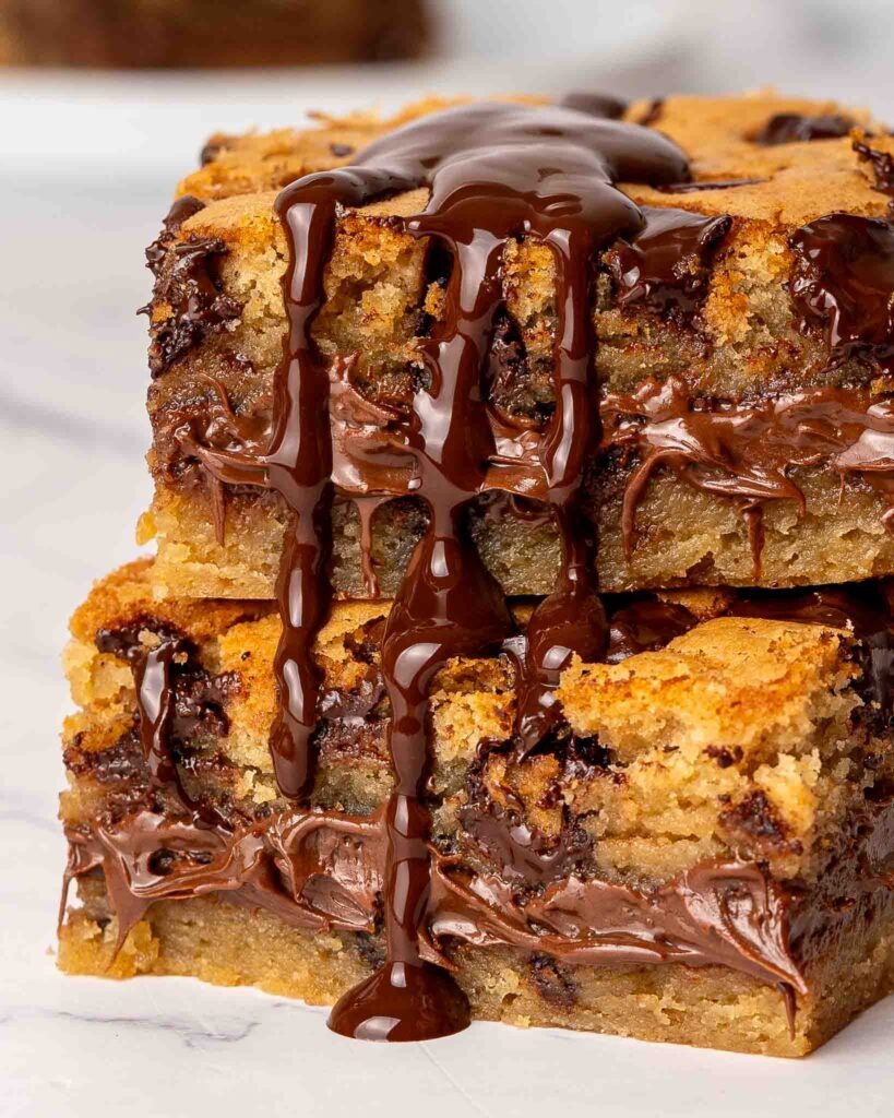 Nutella blondies