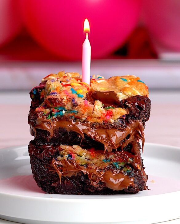 Funfetti nutella brookie