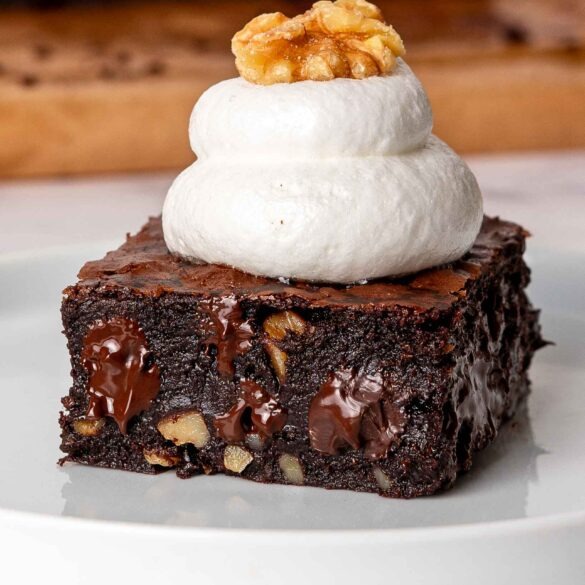 Walnut whip brownie recipe