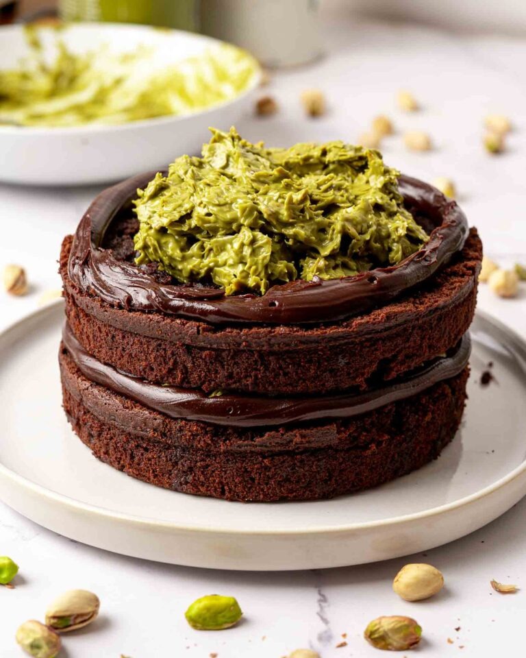 Viral Dubai Chocolate Bar Cake - Ems Foodie Fix