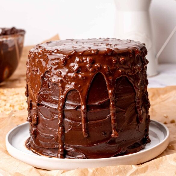 Ferrero Rocher chocolate fudge cake