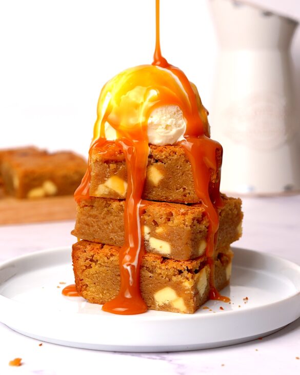Easy blondies 10 min recipe