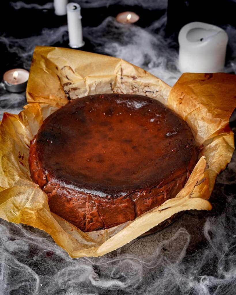 Nutella-brownie-basque-cheesecake.jpg - Ems Foodie Fix Nutella brownie Basque cheesecake.