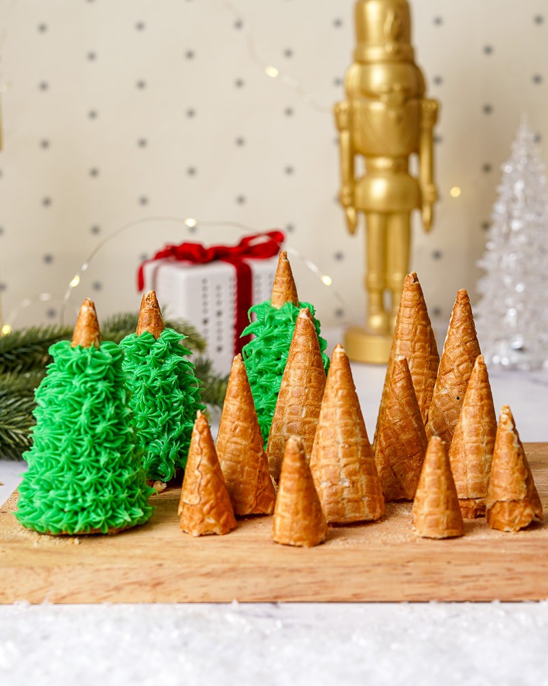 Ice cream cone Christmas Tree Brownies