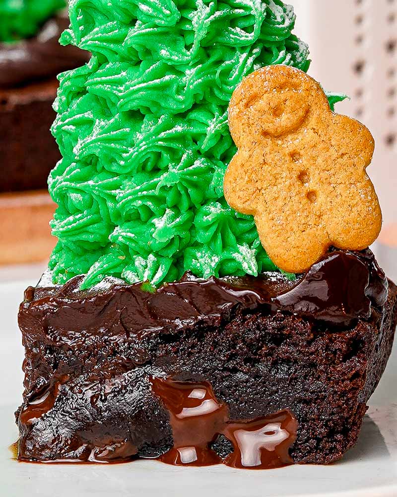 Ice cream cone Christmas Tree Brownies