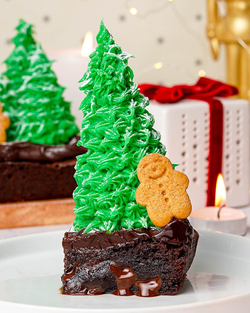 Ice cream cone Christmas Tree Brownies