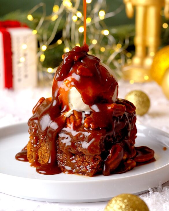 Pecan pie biscoff sticky toffee pudding
