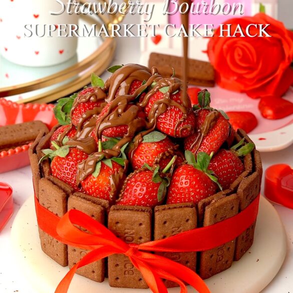 Strawberry Bourbon Chocolate Cake Hack