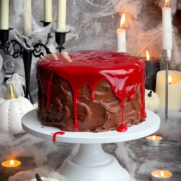 Halloween-Matilda-Cake-2-ingredient-edible-blood-sauce.jpg Halloween Matilda Cake (2 ingredient edible blood sauce)